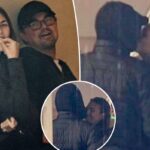 Leonardo DiCaprio e Vittoria Ceretti trocam um beijo doce em um raro momento de PDA