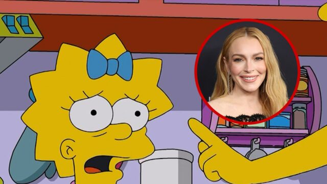 Lindsay Lohan publica teaser de sua estreia como Future Maggie lindsay lohan maggie simpsons getty everett