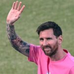 Lionel Messi em ação.