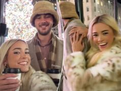 Livvy Dunne e Paul Skenes se aconchegam perto da árvore do Rockefeller Center durante um lindo encontro de Natal Livvy Dunne e Paul Skenes se aconchegam perto da árvore do Rockefeller Center durante um lindo encontro de Natal