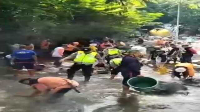 Locais de banho do chuveiro Tegal 13 e 5 Guci temporariamente fechados após inundações repentinas

