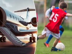 Mãe do futebol da UES gera polêmica perguntando sobre jato particular para jogos do filho, ‘ele nunca voou comercial’ Mãe do futebol da UES gera polêmica perguntando sobre jato particular para jogos do filho, ‘ele nunca voou comercial’