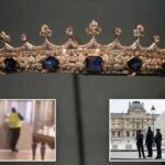 Mais joias reais brilhantes exibidas enquanto Paris ainda está preocupada com o roubo do Louvre