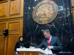 Mais um estado vermelho pesa passar por um gerrymander extremo O presidente Donald Trump fala ao se encontrar com o príncipe herdeiro da Arábia Saudita, Mohammed bin Salman, no Salão Oval da Casa Branca, terça-feira, 18 de novembro de 2025, em Washington. (Foto AP/Evan Vucci)