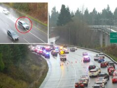 Maníaco por metanfetamina rouba carro de patrulha da polícia estadual na rodovia de Seattle Maníaco por metanfetamina rouba carro de patrulha da polícia estadual na rodovia de Seattle