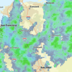 Mapa de chuva ao vivo: acompanhe as tempestades da semana de Natal na Bay Area