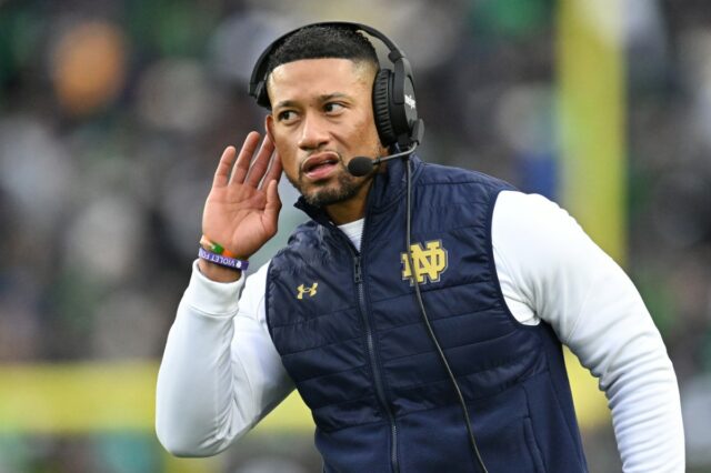 Marcus Freeman, da Notre Dame, pode ter um novo destino Marcus Freeman, Notre Dame