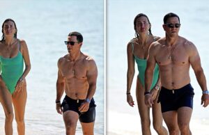 Mark Wahlberg fica sem camisa em Barbados com a esposa Rhea Mark-Wahlberg-e-Rhea-Durham-sub-backgrid-3