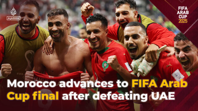 Marrocos avança para a final da Copa Árabe da FIFA após derrotar os Emirados Árabes Unidos por 3 a 0
