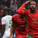 Ayoub El Kaabi em ação.