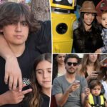 Kourtney Kardashian, Scott Disick e seu filho Mason participam da festa de aniversário de Kim Kardashian