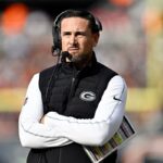 Green Bay Packers coach Matt Lafleur against Chicago Bears