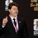 Mauricio Pochettino, técnico dos Estados Unidos, posa no sorteio oficial da Copa do Mundo FIFA 2026.
