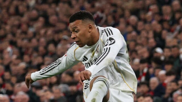 Mbappé, do Real Madrid, falta ao treino antes do confronto Mbappé, do Real Madrid, falta ao treino antes do confronto com o Manchester City pela Liga dos Campeões