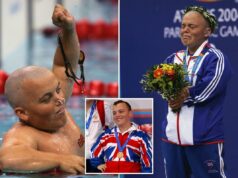 Medalhista de ouro paraolímpico Gareth Duke, 39, pego por caçadores de predadores depois de pedir a uma ‘garota’ de 14 anos que se despisse para ele Medalhista de ouro paraolímpico Gareth Duke, 39, pego por caçadores de predadores depois de pedir a uma 'garota' de 14 anos que se despisse para ele