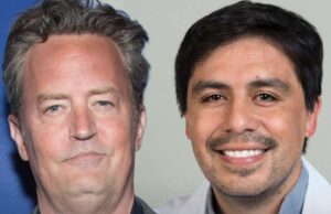 Médico acusado pela morte de Matthew Perry é condenado a 2,5 anos de prisão Matthew Perry e Dr. Plasencia Getty 1