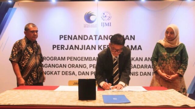 Melhorando a proteção dos trabalhadores migrantes indonésios, IJMI colabora com o Ministério dos Direitos Humanos
