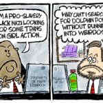 Desenho animado de Clay Bennett.