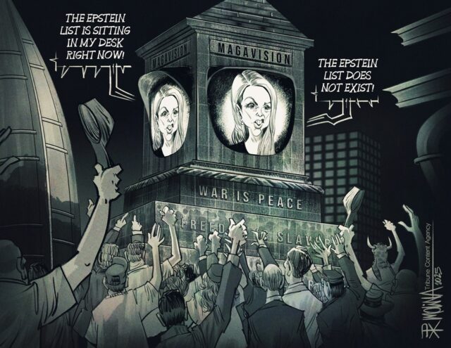 Melhores desenhos animados das piores pessoas: edição Pam Bondi Desenho animado de Mike Luckovich