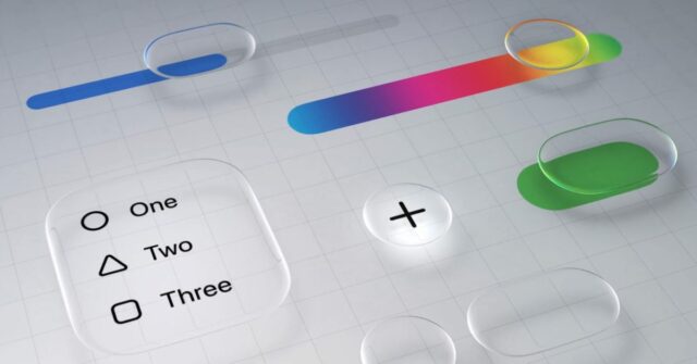 Mesmo sendo um fã do Liquid Glass (detalhe do design mostrado), estou ansioso por uma nova era de design da Apple