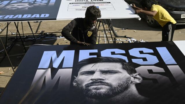 Messi na Índia AO VIVO: capitão da Argentina e vencedor Messi na Índia AO VIVO: capitão da Argentina e vencedor da Copa do Mundo da FIFA chega a Calcutá