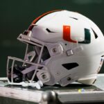 Miami Hurricanes helmet