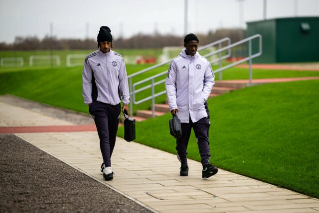 Ruben Amorim falando sobre a lesão de Kobbie Mainoo