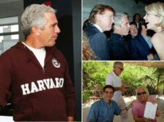Michael Goodwin: Este último lote de fotos de Jeffrey Epstein prova que é hora de acabar com a obsessão bipartidária Richard Branson, Jeffrey Epstein e outro homem sob um dossel.