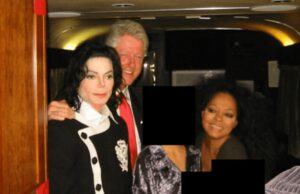 Michael Jackson e Diana Ross em foto apresentada em arquivos de Epstein michael jackson conta clinton dianna ross DOJ