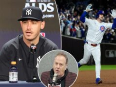 Michael Kay dá perspectivas sombrias de entressafra para Yankees preocupados com o orçamento O New York Yankees deixou o defensor Cody Bellinger vestindo um boné e uma jaqueta dos Yankees enquanto falava em uma entrevista coletiva.