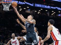 Michael Porter Jr. do Nets na conversa do All-Star: Seria um ‘sonho tornado realidade’ Michael Porter Jr., que marcou 28 pontos, a melhor marca do jogo, sobe para uma bandeja durante a derrota do Nets por 106-95 para o Heat em 18 de dezembro de 2025 no Barclays Center.