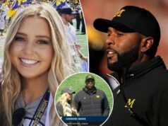 Michigan explica por que não demitiu funcionário que teve caso com Sherrone Moore Michigan explica por que não demitiu funcionário que teve caso com Sherrone Moore