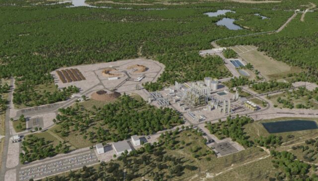 Microsoft compra 3,6 milhões de toneladas métricas de remoção de A rendering of the Beaver Lake Renewable Energy plant.