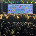 Milhares de congregantes assistem à recitação de Gus Ikhdam, Regente de East Lampung: A importância de manter a unidade