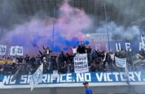 GBLA South Stand fechado devido a tumultos, Persib toma medidas firmes Milhares de policiais protegem o duelo Hot Persib x PSM no GBLA hoje à noite