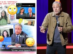 Millennial Snot: A maneira bajuladora e paternalista como as elites liberais falam mal de nós Colagem de imagens de reação com sobreposições de texto, incluindo Jon Stewart, Kamala Harris, Mike Pence, a governadora de Michigan, Gretchen Whitmer, e vários memes e emojis.