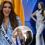 Miss Finlândia Sarah Dzafce destituída da coroa por gesto racista em postagem nas redes sociais