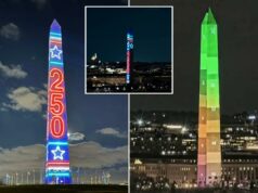 Monumento a Washington brilhará na véspera de Ano Novo para dar início ao 250º aniversário da América Monumento a Washington brilhará na véspera de Ano Novo para dar início ao 250º aniversário da América