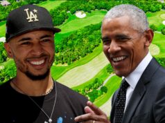 Mookie Betts joga golfe com Barack Obama no Swanky Los Angeles Country Club mookie aposta obama getty 4