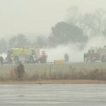 Mortes relatadas após jato particular de propriedade do motorista da NASCAR cair no aeroporto de Statesville