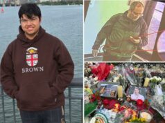 Muhammad Aziz Umurzakov, adolescente morto em tiroteio em Brown, foi arrastado para uma sessão de estudo por um amigo, revela o texto Mukhammad Aziz Umurzokov vestindo um marrom