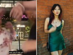 Mulher mais velha ameaça dar um soco em influenciador durante vídeo de ‘verificação de aptidão’ Mulher mais velha ameaça dar um soco em influenciador durante vídeo de ‘verificação de aptidão’