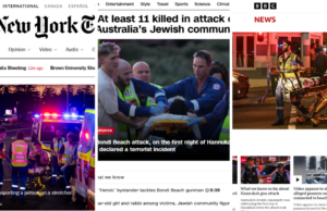 Mundo reage ao ataque terrorista em Bondi Beach Ataque terrorista em Bondi Beach