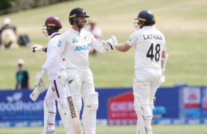 NZ vs WI, 3º teste: Conway e Latham atingiram séculos novamente enquanto a Nova Zelândia estabelece a meta 462 das Índias Ocidentais NZ vs WI, 3º teste: Conway e Latham atingiram séculos novamente enquanto a Nova Zelândia estabelece a meta 462 das Índias Ocidentais