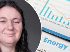 Naomi abriu uma carta e descobriu uma dívida de US$ 6.400 na conta de energia Dívida da conta de energia de Naomi Thompson