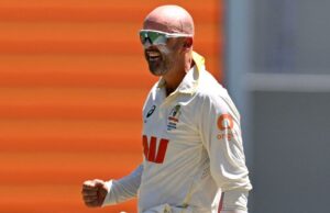 Nathan Lyon se orgulha de superar a contagem de postigos do herói de infância Glenn McGrath no teste Nathan Lyon se orgulha de superar a contagem de postigos do herói de infância Glenn McGrath no teste