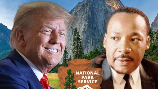 National Park Service corta entrada gratuita para MLK Day, Juneteenth donald trump mlk jr parque nacional principal getty