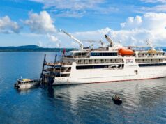 Navio de cruzeiro aterrissa em PNG, passageiros voltam para casa Navio de cruzeiro aterrissa em PNG, passageiros voltam para casa