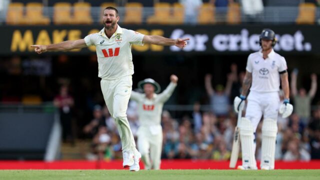 Neser, da Austrália, elogia passagem especial de Ashes em Gabba Neser, da Austrália, elogia passagem especial de Ashes em Gabba após longa ausência