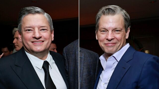 Co-CEOs da Netflix, Ted Sarandos e Greg Peters